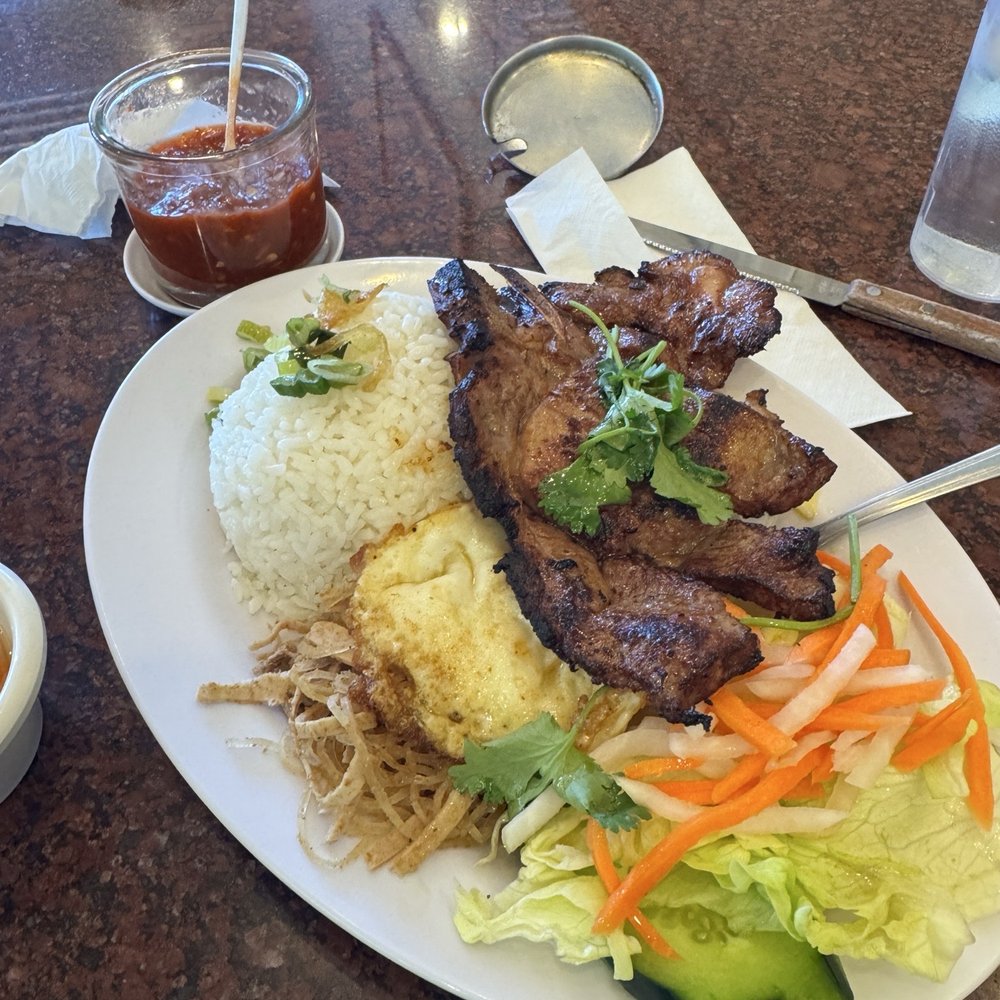 Pho Long Thinh - #31 combination rice with pork shop, pork skin and egg - Vietnamese Near Me - San Jose, California