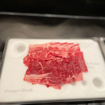 Ushi Shabu Shabu - Sample plate - hanger steak, USDA prime flat iron, and USDA prime short rib - Hot Pot Near Me - Richmond Hill, Ontario Ushi Shabu Shabu - Sample plate - hanger steak, USDA prime flat iron, and USDA prime short rib - Hot Pot Near Me - Richmond Hill, Ontario