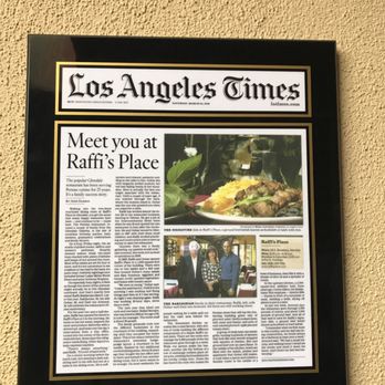 Raffi's Place - Middle Eastern Near Me - Glendale, California Raffi's Place - Middle Eastern Near Me - Glendale, California