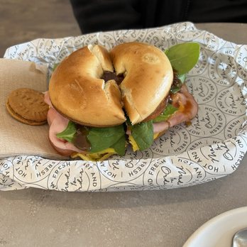 Coffee Etc. - Ham and cheese egg sandwich with raspberry chipotle sauce - Coffee & Tea Near Me - Castle Shannon, Pennsylvania