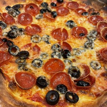Amici's East Coast Pizzeria - Pepperoni and olive pizza - Pizza Near Me - Vacaville, California Amici's East Coast Pizzeria - Pepperoni and olive pizza - Pizza Near Me - Vacaville, California