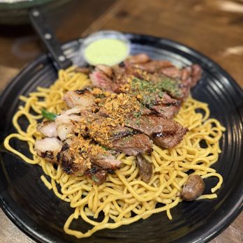 OMELI Kitchen - Ribeye Garlic Noodles (~$25) - Vietnamese Near Me - Fullerton, California