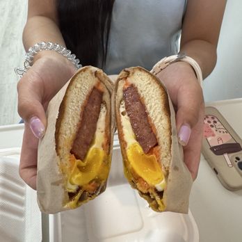 Middle Black Sheep - Delicious tocino pandesal with egg and cheese. - Coffee Roasteries Near Me - Henderson, Nevada Middle Black Sheep - Delicious tocino pandesal with egg and cheese. - Coffee Roasteries Near Me - Henderson, Nevada