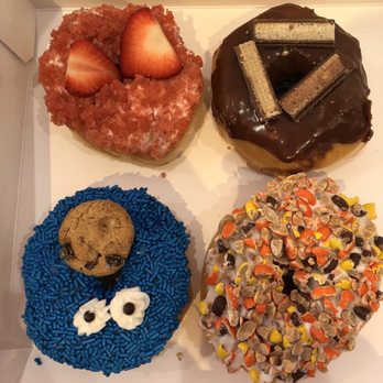 Amy's Donuts - Strawberry shortcake, Kit Kat donut, Cookie Monster, Reeses pieces donut! - Donuts Near Me - Denton, Texas Amy's Donuts - Strawberry shortcake, Kit Kat donut, Cookie Monster, Reeses pieces donut! - Donuts Near Me - Denton, Texas