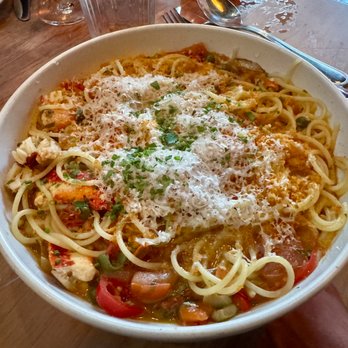 Jeffrey's Grocery - Spaghetti with Lobster - Seafood Near Me - New York, New York Jeffrey's Grocery - Spaghetti with Lobster - Seafood Near Me - New York, New York