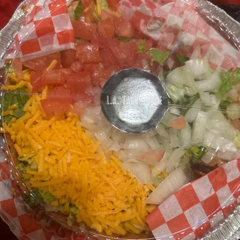 L.A. Taco House - I can't eat onions or tomatoes but yet they filled my dam plate up with it waste of money - American Near Me - Los Angeles, California