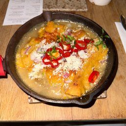 Poblano Chicken Enchiladas