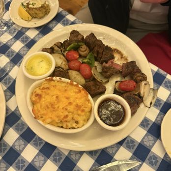 The Angus Barn - Beef Kabob (12 Oz. Of Filet) - Steakhouses Near Me - Raleigh, North Carolina