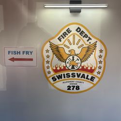 Swissvale Volunteer Fire Department - Logo inside Front Door