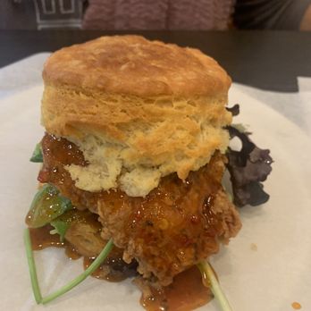 Angel Chicken Kitchen - Sweet chili chicken biscuit sandwich - Chicken Shop Near Me - Dallas, Texas Angel Chicken Kitchen - Sweet chili chicken biscuit sandwich - Chicken Shop Near Me - Dallas, Texas