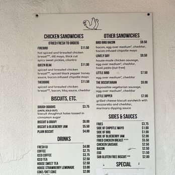 Bird Bird Biscuit - Menu - Breakfast & Brunch Near Me - Austin, Texas Bird Bird Biscuit - Menu - Breakfast & Brunch Near Me - Austin, Texas