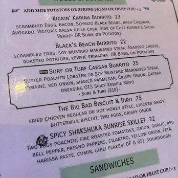 Sugar and Scribe  - Menu 6/28/26 - Bakeries Near Me - La Jolla, California