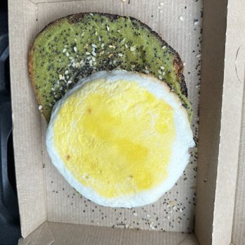 Dunkin' - Avocado toast with an add on "fried egg" - Coffee & Tea Near Me - Shawnee, Kansas