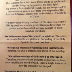 Calvary Chapel - Church Bulletin