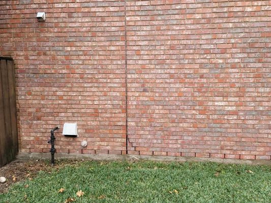 Brick/Exterior House Cleaning - Pressure washed the exterior of this home prior to painting. Brick/Exterior House Cleaning - Pressure washed the exterior of this home prior to painting.