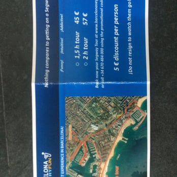 Segway Fun - Leaflet - Architectural Tours Near Me - Barcelona, B