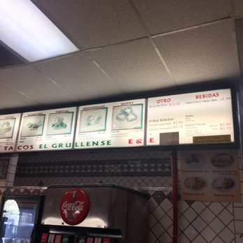 Tacos El Grullense E&E - No menu changes during COVID - Tacos Near Me - Redwood City, California
