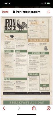 Menu photo 6 Iron Rooster Cockeysville, MD