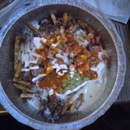 a bowl of food