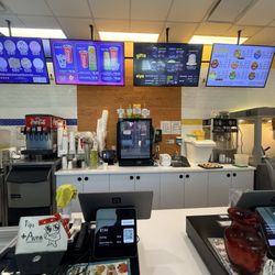 Dippin' Dots and Doc Popcorn - Cash registers , drinks and menu
