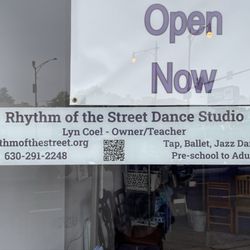 Rhythm of the Street Dance Studio - Front window
