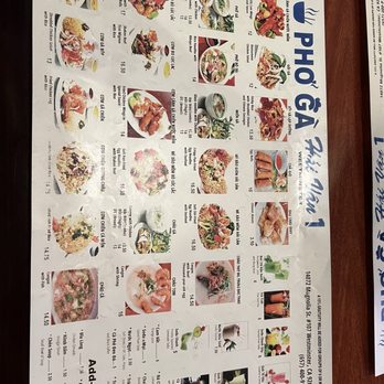 Pho Ga Hai Van - Menu - Vietnamese Near Me - Westminster, California