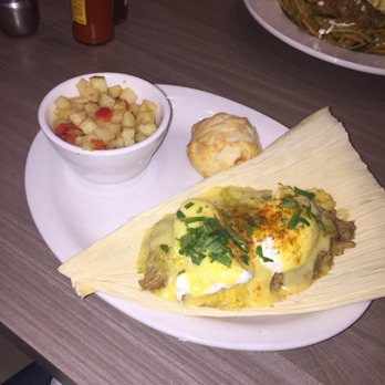 Hash Kitchen - Cristina's tamale cakes, my favorite! - Breakfast & Brunch Near Me - Scottsdale, Arizona Hash Kitchen - Cristina's tamale cakes, my favorite! - Breakfast & Brunch Near Me - Scottsdale, Arizona