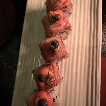 MILA Restaurant - Salmon roll - Mediterranean Near Me - Miami Beach, Florida MILA Restaurant - Salmon roll - Mediterranean Near Me - Miami Beach, Florida