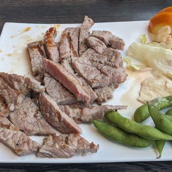 Mihana Restaurant - Worst 6. Beef Teriyaki dinner ever!!! The salmon was not good either. - Japanese Near Me - Manteca, California