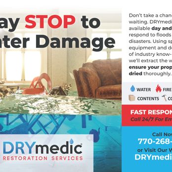 DRYmedic Restoration Service - Say stop to water damage - Damage Restoration Near Me - Alpharetta, Georgia DRYmedic Restoration Service - Say stop to water damage - Damage Restoration Near Me - Alpharetta, Georgia