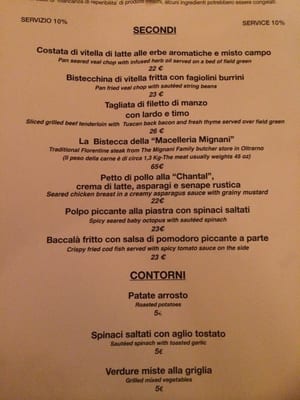 Menu photo 1 La Cucina del Garga Florence, FI Menu photo 1 La Cucina del Garga Florence, FI