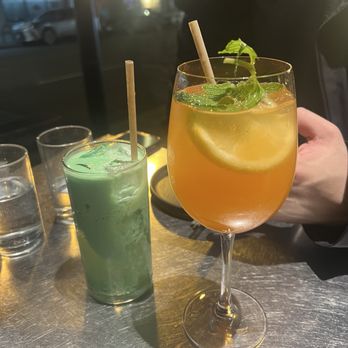 Lunch Lady - pandan coconut tea & passion fruit spritz - Vietnamese Near Me - Vancouver, British Columbia Lunch Lady - pandan coconut tea & passion fruit spritz - Vietnamese Near Me - Vancouver, British Columbia