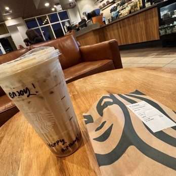 Starbucks - Iced Brown Sugar Oatmilk Shaken Espresso venti - Coffee & Tea Near Me - Boynton Beach, Florida Starbucks - Iced Brown Sugar Oatmilk Shaken Espresso venti - Coffee & Tea Near Me - Boynton Beach, Florida