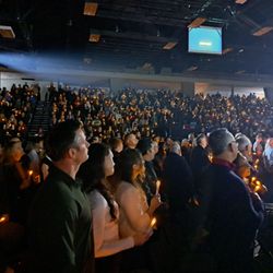 Bayside Church - Sun 12/21/25 Christmas service - Silent Night with battery operated candles