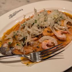 Randall & Aubin - Fantastic Sea Bass with fennel, carriers, and shrimp