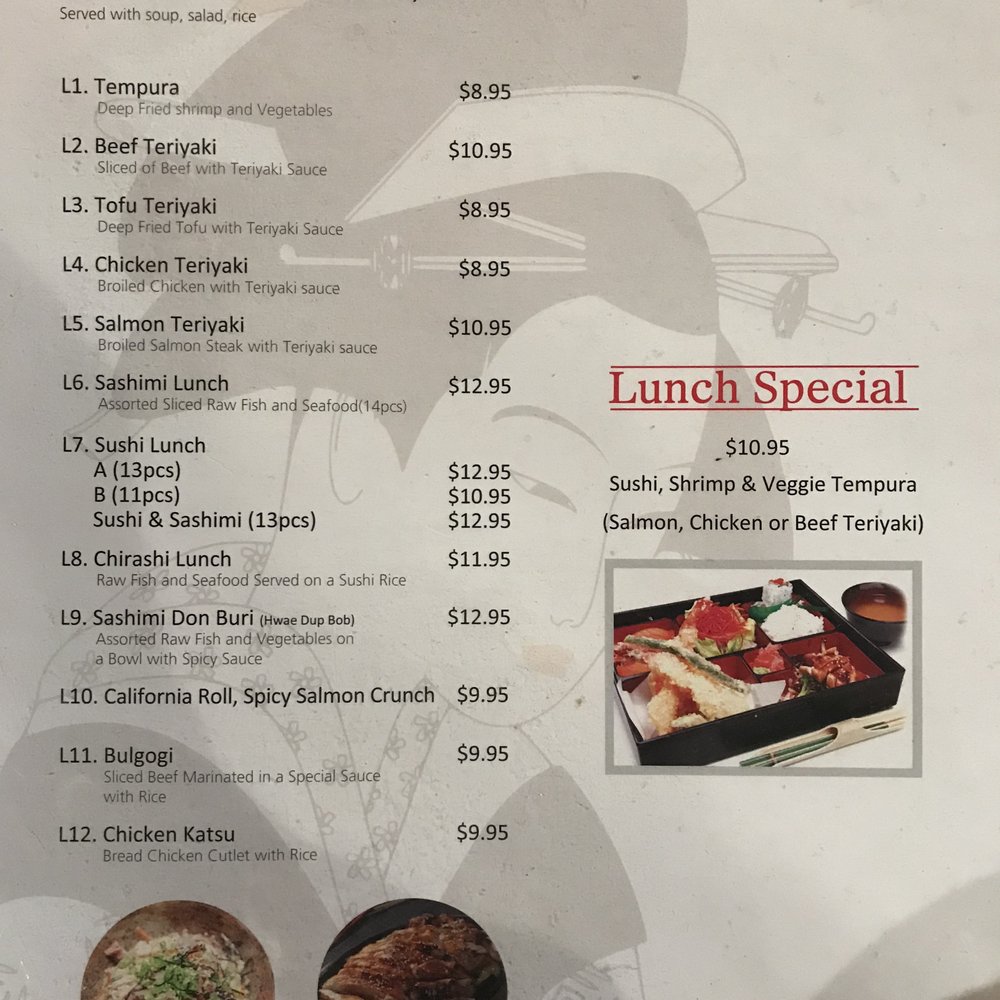 Tokyo Sushi - Manu as of December 2017 - Japanese Near Me - York, Ontario Tokyo Sushi - Manu as of December 2017 - Japanese Near Me - York, Ontario