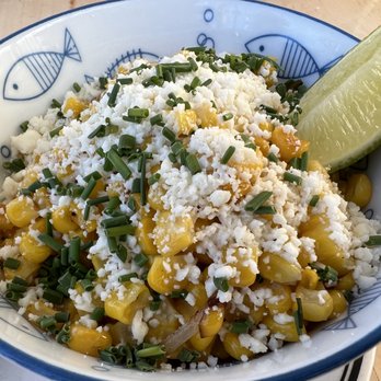 Seared - Mexican Street Corn (dinner menu) - Seafood Near Me - Petaluma, California Seared - Mexican Street Corn (dinner menu) - Seafood Near Me - Petaluma, California