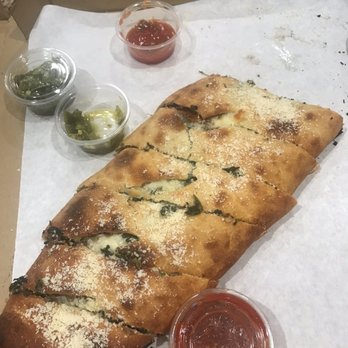 Bernardo's Foothills - Steak Stromboli & it was filled with steak, onions, cheese, garlic & spinach. - Pizza Near Me - Yuma, Arizona Bernardo's Foothills - Steak Stromboli & it was filled with steak, onions, cheese, garlic & spinach. - Pizza Near Me - Yuma, Arizona