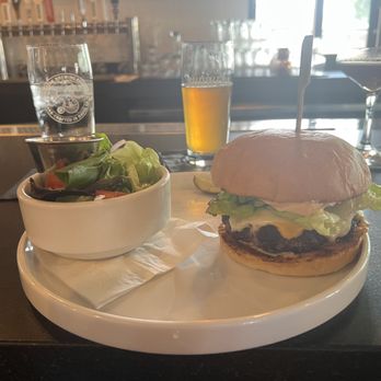 Sudwerk Brewing Co - Burger sub salad instead of fries (not an option on the menu but they accommodated with no hesitation) - Breweries Near Me - Davis, California Sudwerk Brewing Co - Burger sub salad instead of fries (not an option on the menu but they accommodated with no hesitation) - Breweries Near Me - Davis, California