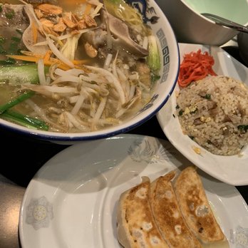 Ramen Nakamura - Oxtail fried rice and gyoza - Ramen Near Me - Honolulu, Hawaii