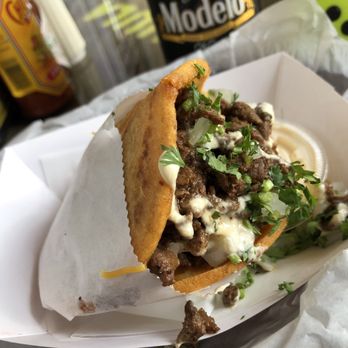 Taco Chula - Carne asada gordita! Perfect size for a quick bite. - Mexican Near Me - Palm Beach Gardens, Florida Taco Chula - Carne asada gordita! Perfect size for a quick bite. - Mexican Near Me - Palm Beach Gardens, Florida