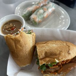 Veggie banh mi