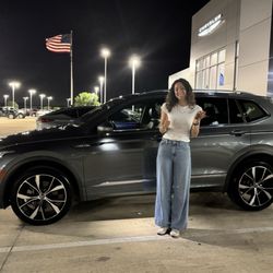 North Park Chevrolet Castroville - My happy daughter & her new (to her) Tiguan!