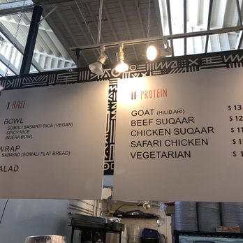 Hoyo's Kitchen - 1/2 menu. Also available is mango chicken (they said it's their most popular option!) which isn't on posted protein menu. - African Near Me - Columbus, Ohio Hoyo's Kitchen - 1/2 menu. Also available is mango chicken (they said it's their most popular option!) which isn't on posted protein menu. - African Near Me - Columbus, Ohio