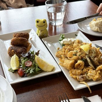 Fog Harbor Fish House - crab cakes and calamari - Seafood Near Me - San Francisco, California Fog Harbor Fish House - crab cakes and calamari - Seafood Near Me - San Francisco, California