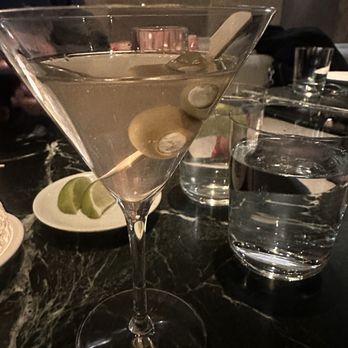 Beefbar - Dirty Martini with blue cheese olives - Steakhouses Near Me - New York, New York