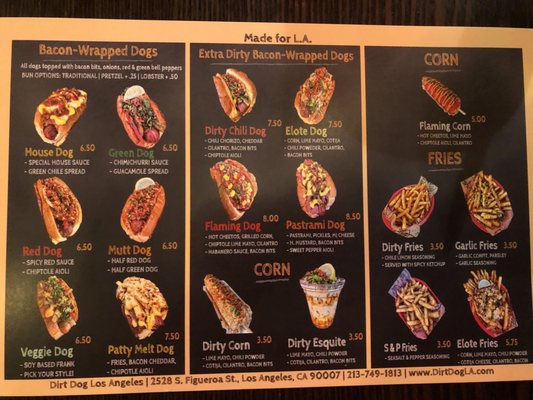 Menu photo 4 Dirt Dog Los Angeles, CA Menu photo 4 Dirt Dog Los Angeles, CA