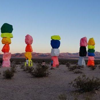 Seven Magic Mountains - Seven Magic Mountains - Public Art Near Me - Las Vegas, Nevada