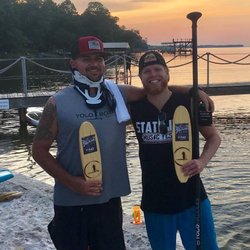Adventure 30A - The Adventure 30A paddle team and their 1st place trophies for the annual YOLO paddle series!