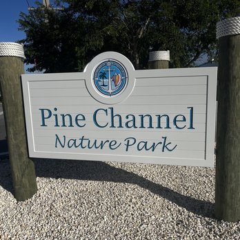 Pine Channel Nature Park - Highway sign - Parks Near Me - Big Pine Key, Florida Pine Channel Nature Park - Highway sign - Parks Near Me - Big Pine Key, Florida